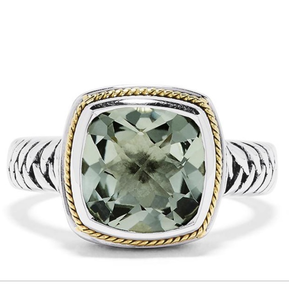 COPY EFFY Sterling Silver & 18K Yellow Gold Ring